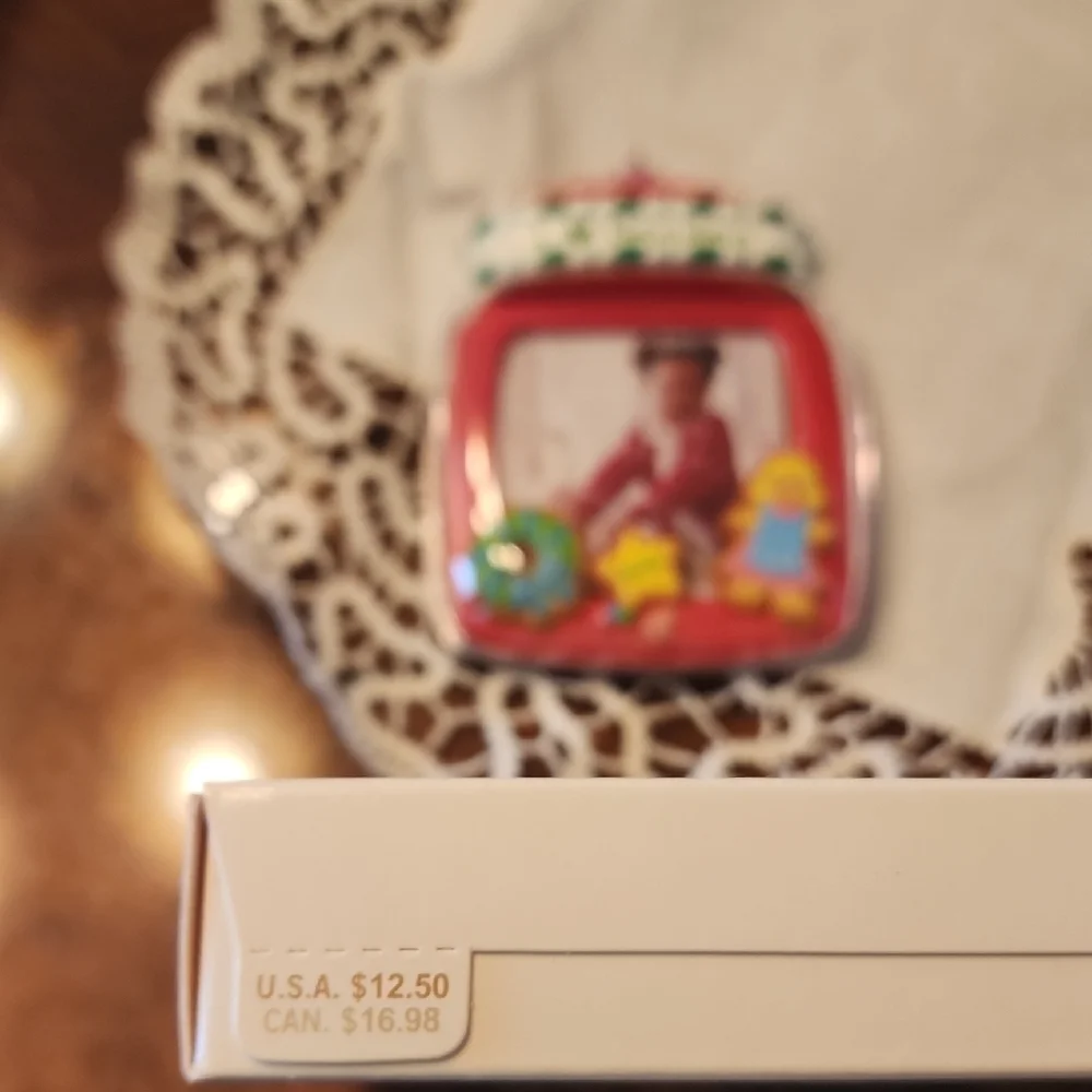Hallmark Keepsake Red and Green 'I Love Grandma' Ornament